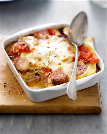 simsearch:825-05812956,k - Neapolitan-style lasagnes Stock Photo - Rights-Managed, Code: 825-06816530