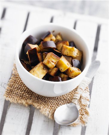 Eggplant salad Stock Photo - Rights-Managed, Code: 825-06816604