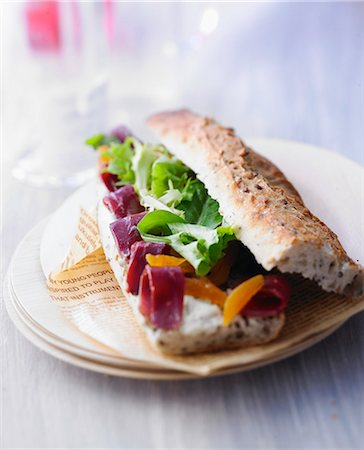 Perigordine sandwich Stock Photo - Rights-Managed, Code: 825-06816711