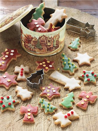 simsearch:825-06816861,k - Christmas cookies Photographie de stock - Rights-Managed, Code: 825-06816862