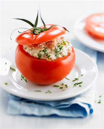 Tomato à l'antiboise Stock Photo - Rights-Managed, Code: 825-06817208