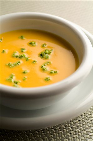 simsearch:825-06316123,k - Cream of pumpkin soup Stock Photo - Rights-Managed, Code: 825-06817344