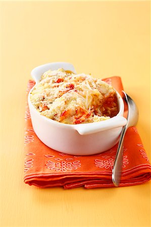 simsearch:825-06816509,k - Crab meat and tomato bake Foto de stock - Con derechos protegidos, Código: 825-06817599