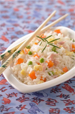 Cantonese rice Stock Photo - Rights-Managed, Code: 825-06817949