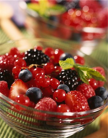 Summer fruit salad Stock Photo - Rights-Managed, Code: 825-07075840