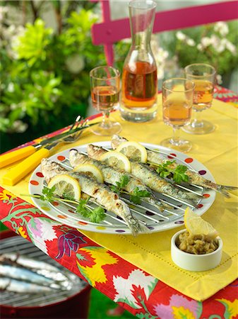 Sardines stuffed with eggplant caviar Stock Photo - Rights-Managed, Code: 825-07076669