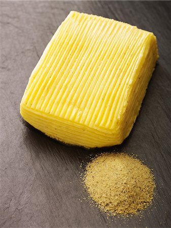 slab (food) - Smoked salt-flavored butter Stock Photo - Rights-Managed, Code: 825-07077074