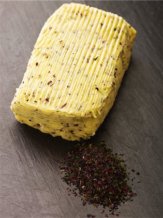 slab (food) - Seaweed-flavored butter Stock Photo - Rights-Managed, Code: 825-07077075