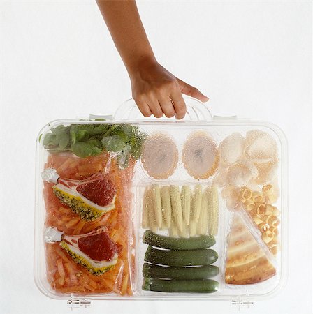 Transparent lunch box Stock Photo - Rights-Managed, Code: 825-07077407