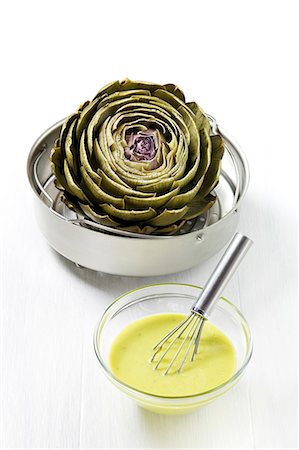 simsearch:825-05813290,k - Artichoke vinaigrette Foto de stock - Con derechos protegidos, Código: 825-07077607