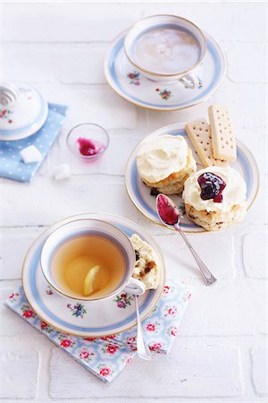 scone - Teatime Photographie de stock - Rights-Managed, Code: 825-07078059