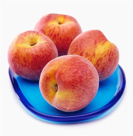 simsearch:825-07078371,k - Four peaches Stock Photo - Rights-Managed, Code: 825-07078241