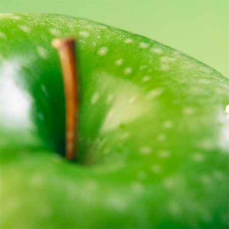 Close-up of Granny Smith apple Stock Photo - Rights-Managed, Code: 825-07078261