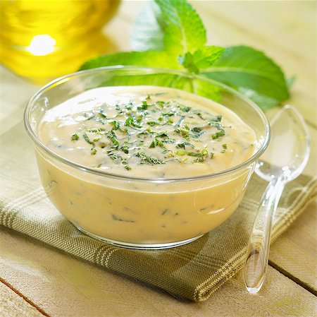 simsearch:652-05809588,k - Mint-flavored mayonnaise Stock Photo - Rights-Managed, Code: 825-07078284