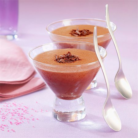 simsearch:652-07655598,k - Chocolate mousse Foto de stock - Con derechos protegidos, Código: 825-07078296