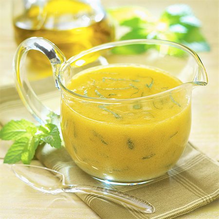 simsearch:652-05809588,k - Mustard and mint vinaigrette Stock Photo - Rights-Managed, Code: 825-07078306