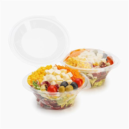simsearch:825-07078214,k - Take-away mixed cheese salads Stock Photo - Rights-Managed, Code: 825-07078309