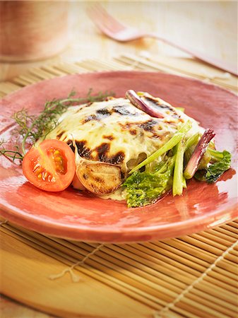 fennel - Fennel and parmesan grilled lasagnes Stock Photo - Rights-Managed, Code: 825-07522279