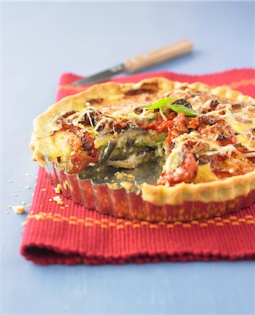 simsearch:825-07523209,k - Vegetable tart Photographie de stock - Rights-Managed, Code: 825-07522570