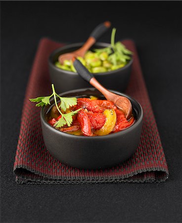 still life balance not object - Marinated peppers Stock Photo - Rights-Managed, Code: 825-07522697