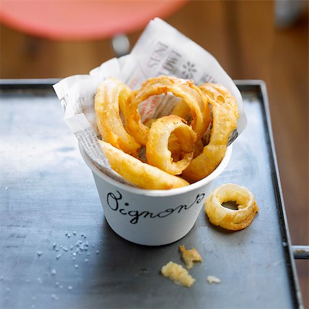 fried food - Onion rings Stock Photo - Rights-Managed, Code: 825-07522843