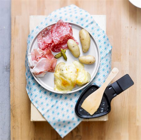 raclette - Raclette Savoyarde Stock Photo - Rights-Managed, Code: 825-07522933