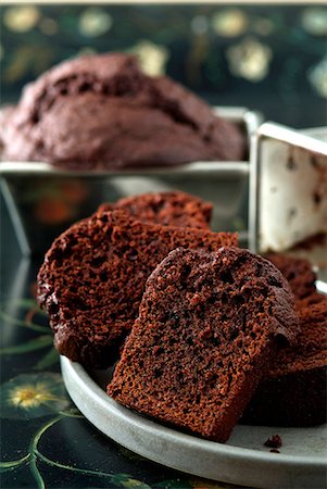 simsearch:825-07652995,k - Chocolate cake Stockbilder - Lizenzpflichtiges, Bildnummer: 825-07599421