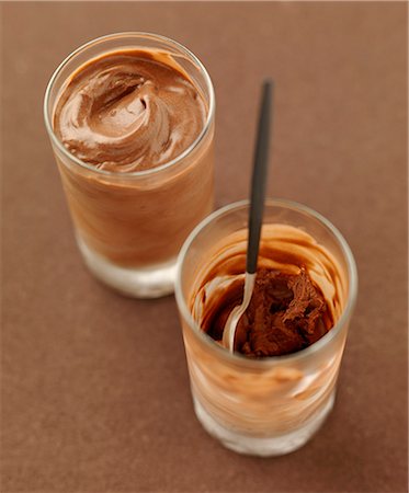 simsearch:652-07655598,k - Iced cocoa mousse Foto de stock - Con derechos protegidos, Código: 825-07652905
