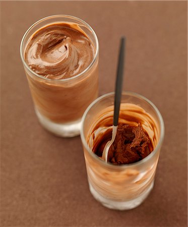 simsearch:652-07655438,k - Iced cocoa mousse Photographie de stock - Rights-Managed, Code: 825-07652905