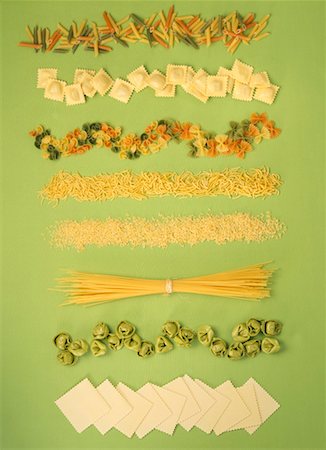 Selection of pasta Stock Photo - Rights-Managed, Code: 825-02304198