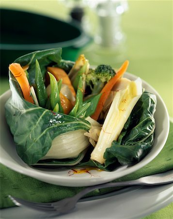 swiss chard - Vegetable salad Stock Photo - Rights-Managed, Code: 825-02304204