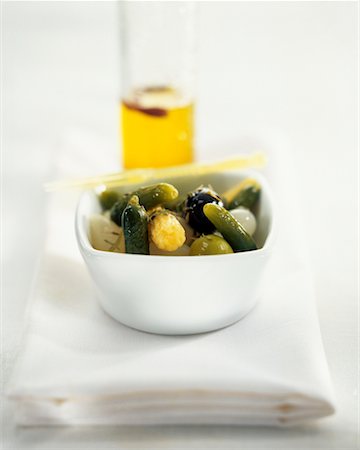 pickling gherkin - assorted pickles Stock Photo - Rights-Managed, Code: 825-02304206