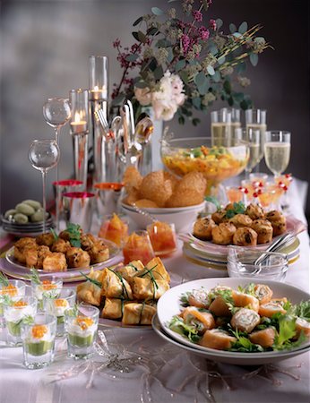 Party buffet Fotografie stock - Rights-Managed, Codice: 825-02304389