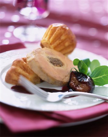 Foie gras stuffed with figs Stock Photo - Rights-Managed, Code: 825-02304547