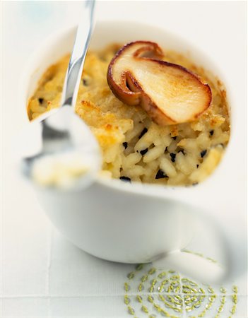 porcini mushroom - Risotto with truffles and ceps Stock Photo - Rights-Managed, Code: 825-02304581