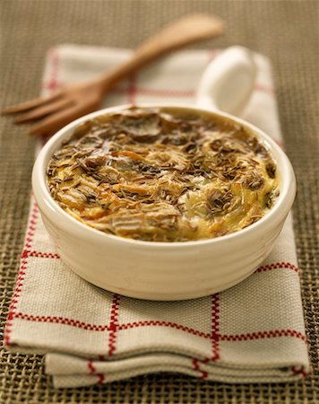 Munster cheese and cumin Clafoutis Stock Photo - Rights-Managed, Code: 825-02304873