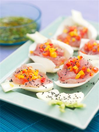 simsearch:825-02305808,k - Tuna carpaccio Stock Photo - Rights-Managed, Code: 825-02304996