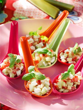 diced cheese - Cucumber and feta tartare Stock Photo - Rights-Managed, Code: 825-02305018