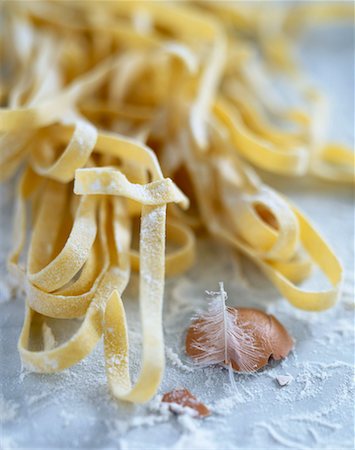 Uncooked fresh tagliatelles Stock Photo - Rights-Managed, Code: 825-02305033