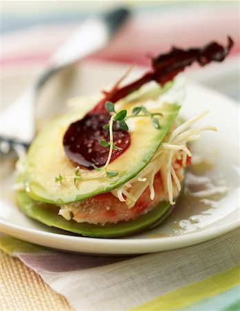 shrimp and grapefruit - Avocado,crab meat and celery layers Stock Photo - Rights-Managed, Code: 825-02305609