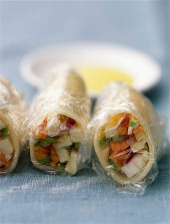 spring rolls Fotografie stock - Rights-Managed, Codice: 825-02305702