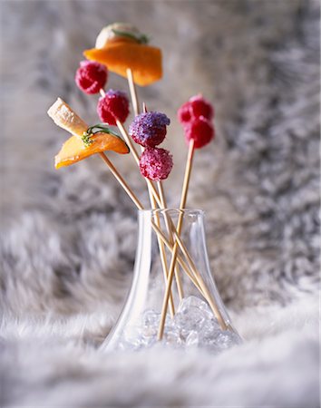 fruit skewers Stock Photo - Rights-Managed, Code: 825-02305925