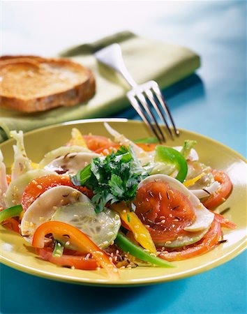 fennel salad - Vegetable carpaccio Stock Photo - Rights-Managed, Code: 825-02306155