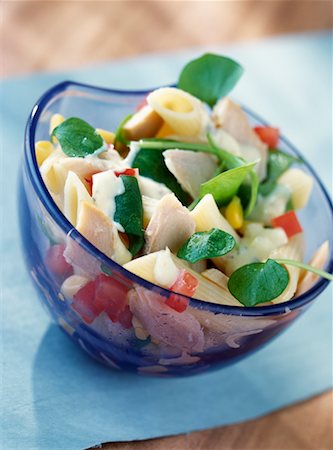 fromage blanc - summer salad Stock Photo - Rights-Managed, Code: 825-02306474