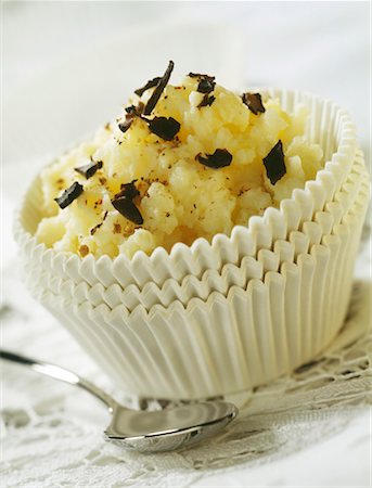 mashed potatoes with truffles Stock Photo - Rights-Managed, Code: 825-02306734
