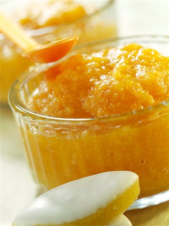 Fresh apricot puree Stock Photo - Rights-Managed, Code: 825-02306735