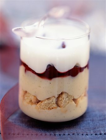 Summer fruit trifle Stock Photo - Rights-Managed, Code: 825-02306976