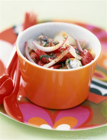 simsearch:825-02305808,k - Del pequillo peppers and anchovy salad Stock Photo - Rights-Managed, Code: 825-02307066