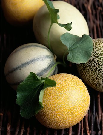 Selection of Melons Stock Photo - Rights-Managed, Code: 825-02307376