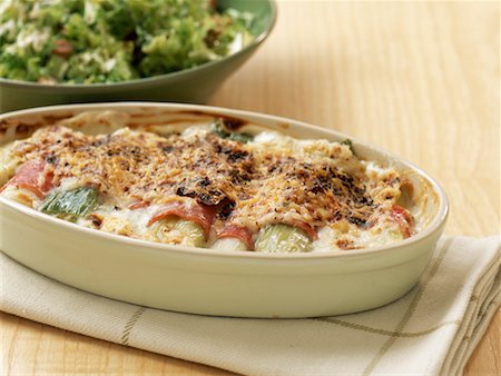 Chicory and leek gratin Stock Photo - Rights-Managed, Code: 825-02307566